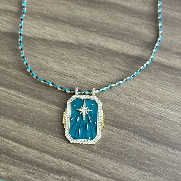 Boho star Necklace Q126 - Picture 5 of 7